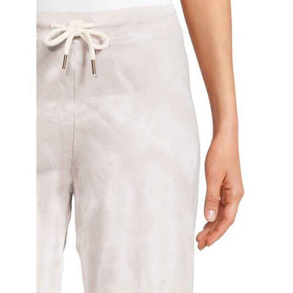 Time and Tru Grey / White Tie Dye Basic Coordinating Joggers - Picture 3 of 4